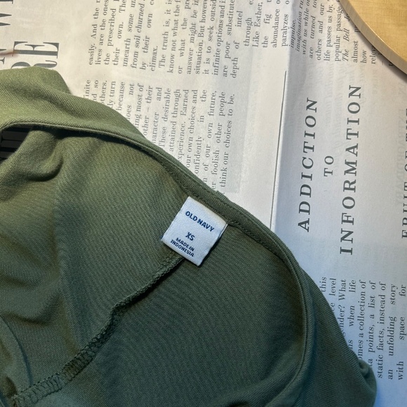 Old Navy green tank dress - Picture 3 of 4